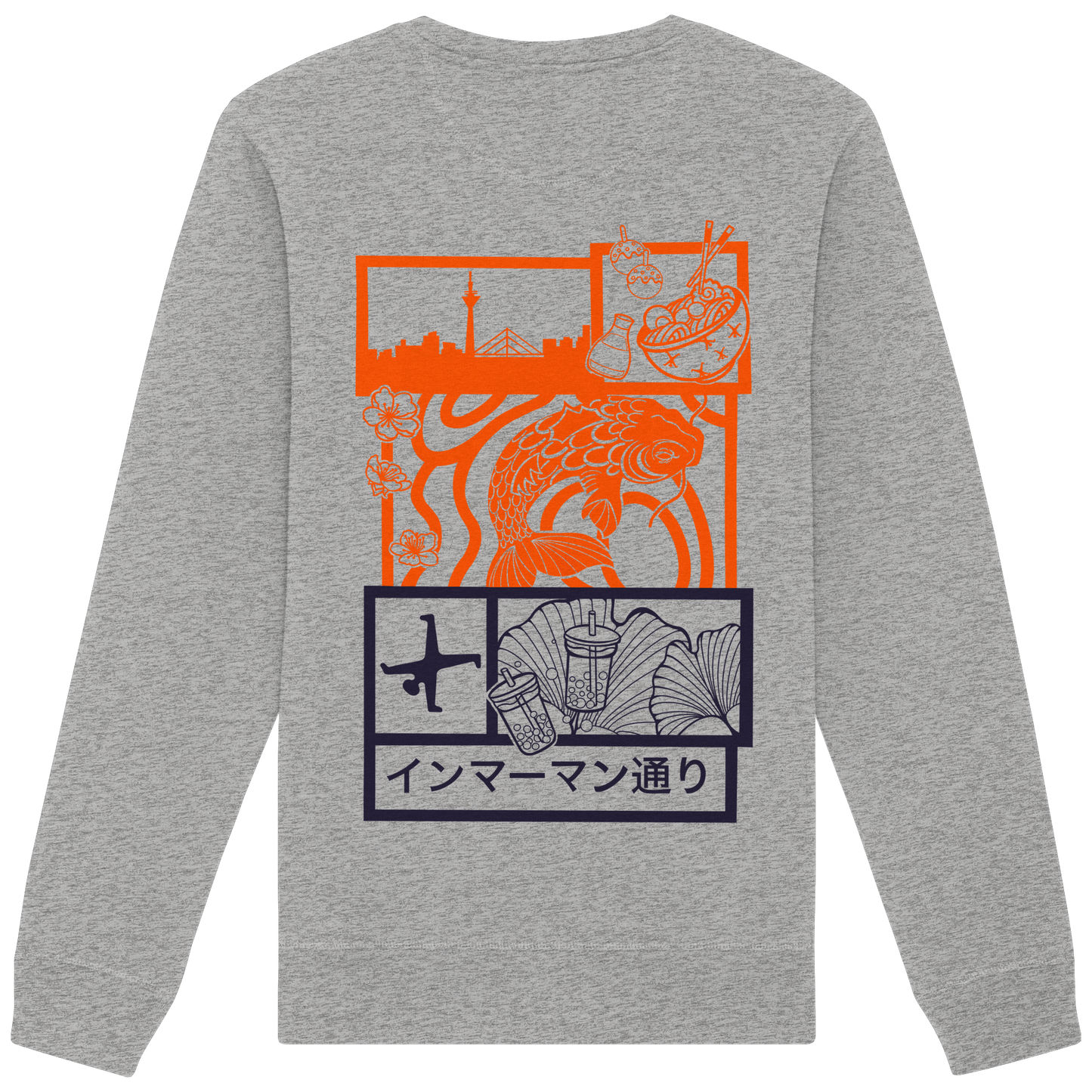 Immermann Vibes - Orange - Organic Basic Unisex Sweatshirt