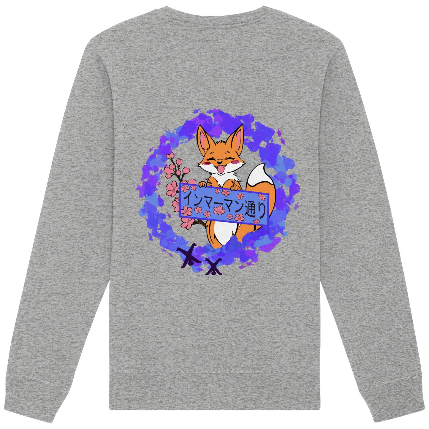 Japan - Fox  - Organic Basic Unisex Sweatshirt