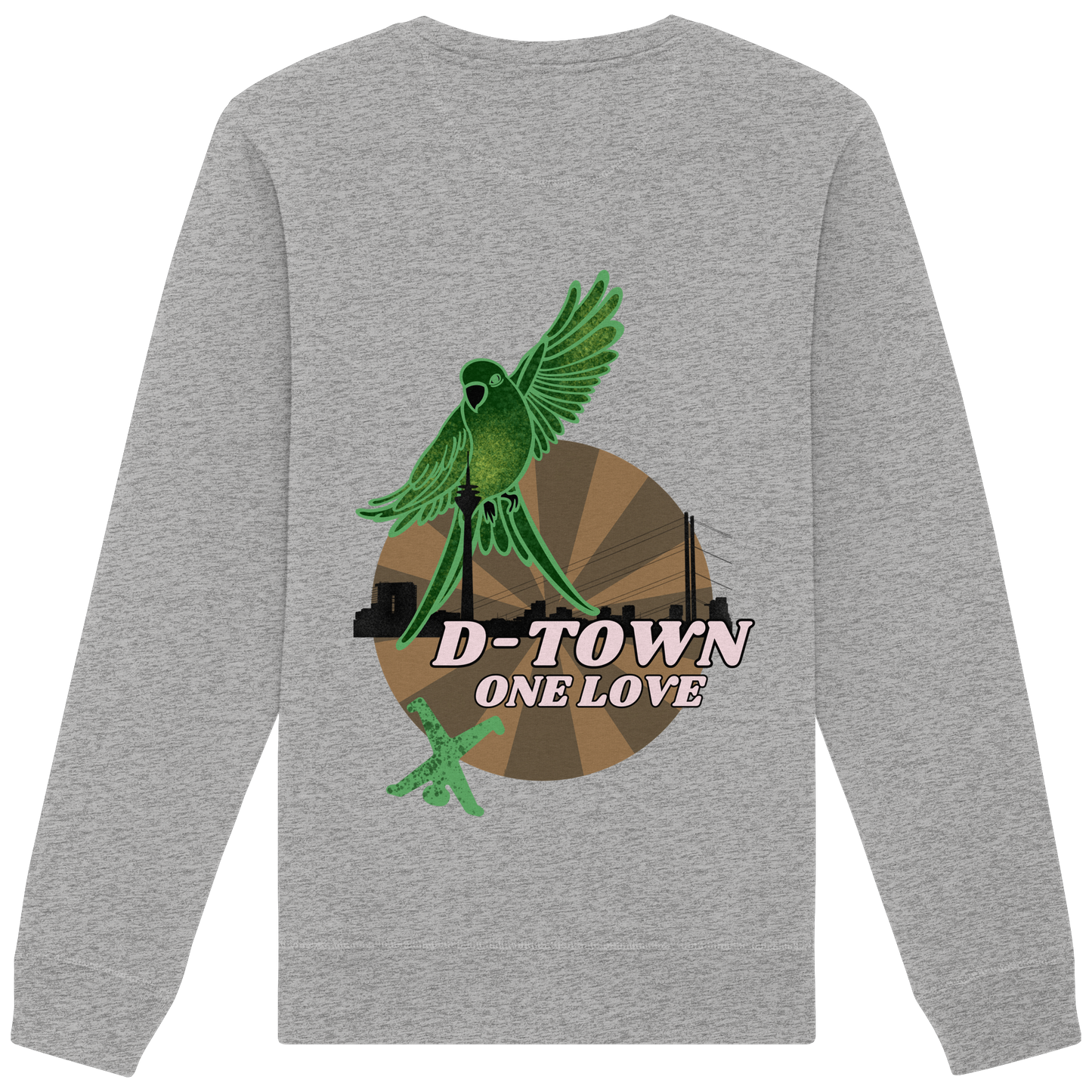 Rising Bird - Maron - Organic Basic Unisex Sweatshirt