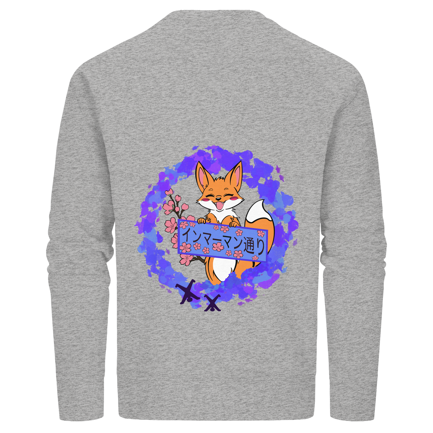 Japan - Fox  - Organic Basic Unisex Sweatshirt