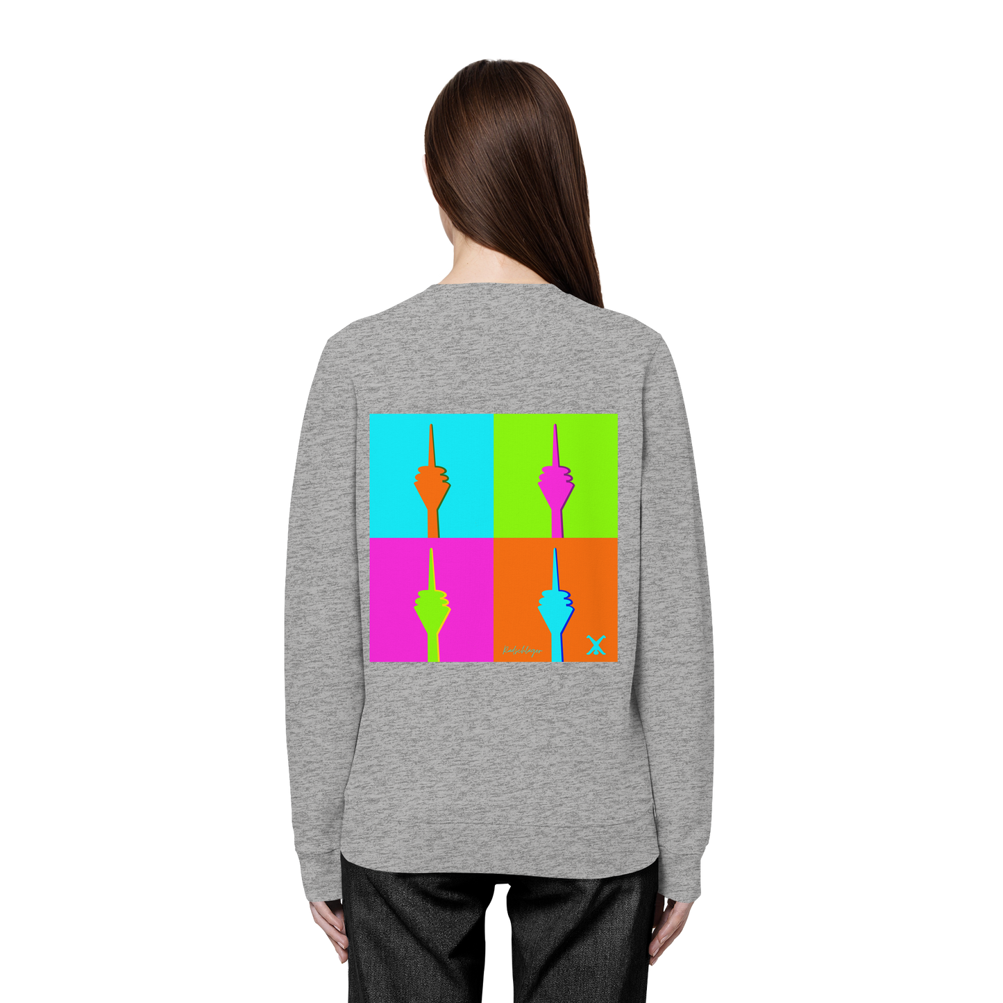 0211-Tower - Organic Basic Unisex Sweatshirt