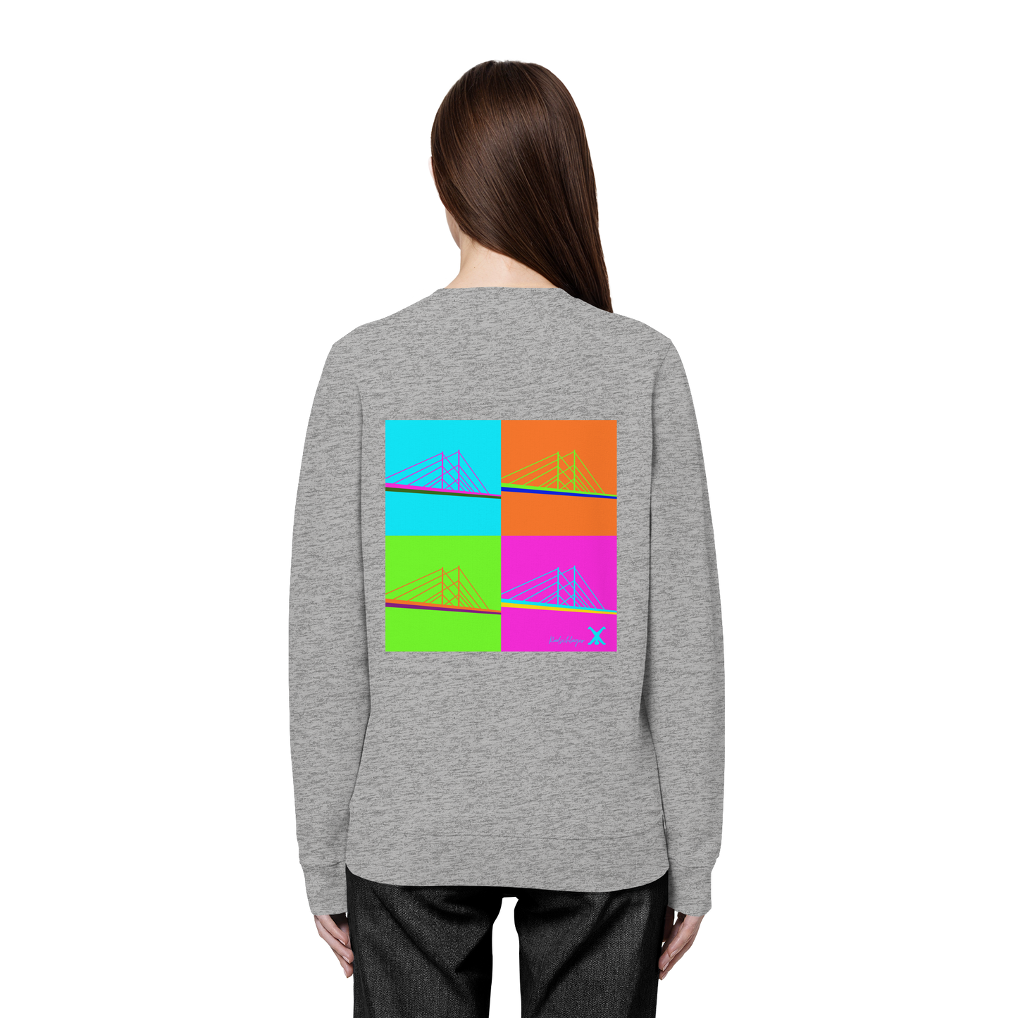 0211-Bridge - Organic Basic Unisex Sweatshirt