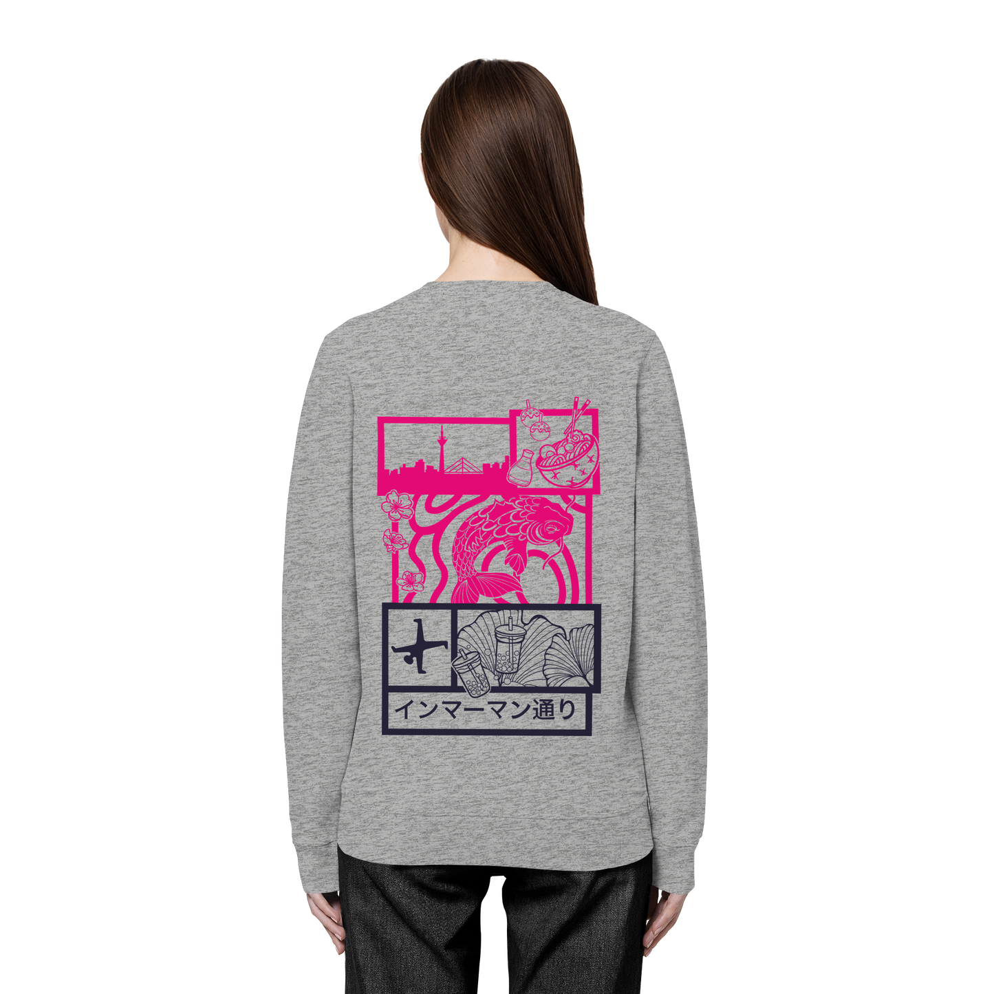 Immermann Vibes - Pink - Organic Basic Unisex Sweatshirt
