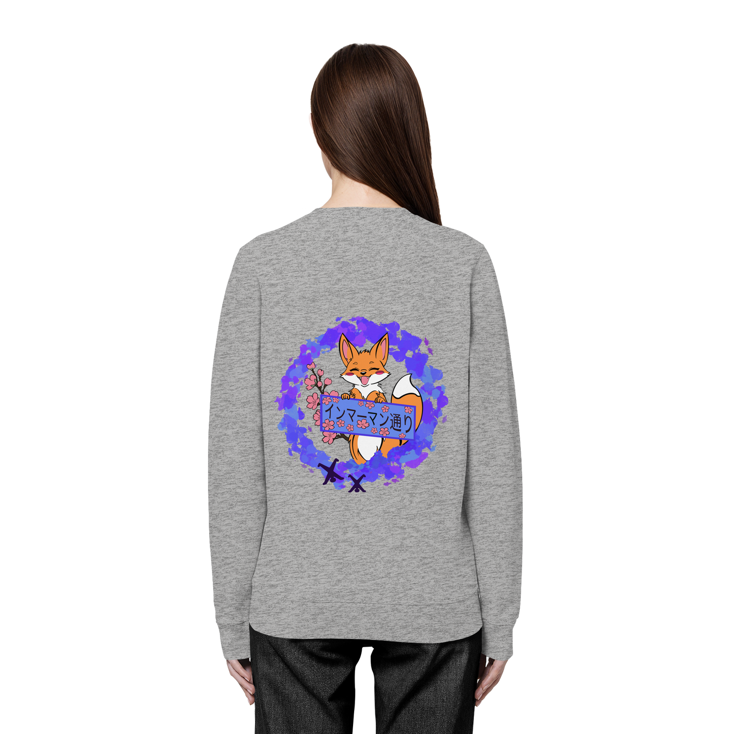 Japan - Fox  - Organic Basic Unisex Sweatshirt