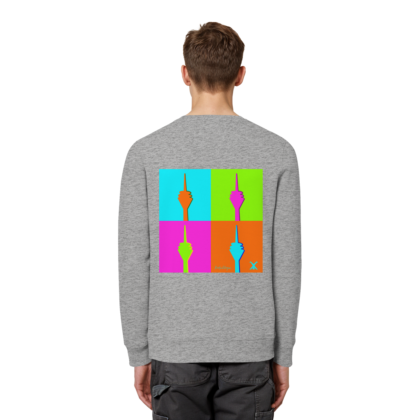 0211-Tower - Organic Basic Unisex Sweatshirt