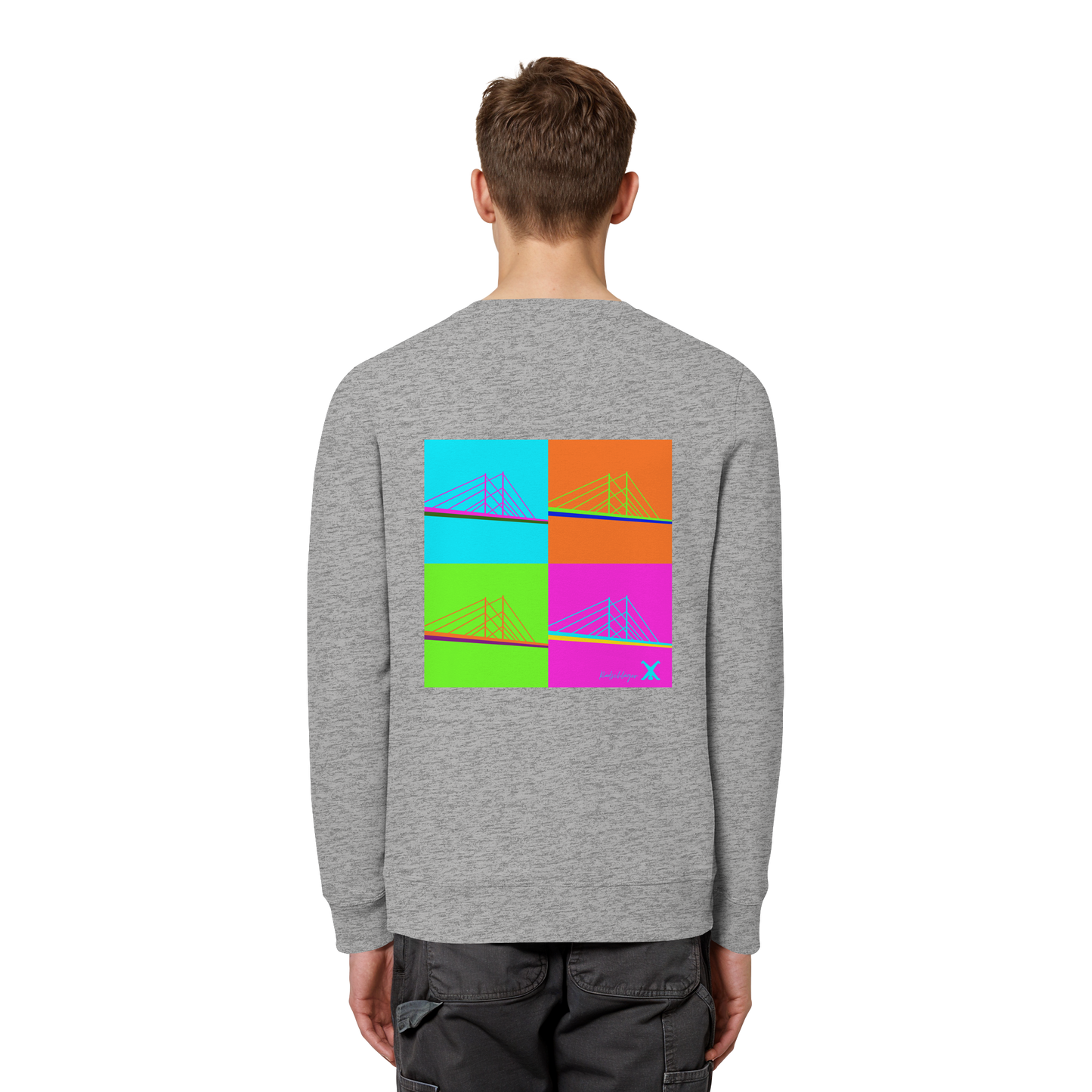 0211-Bridge - Organic Basic Unisex Sweatshirt