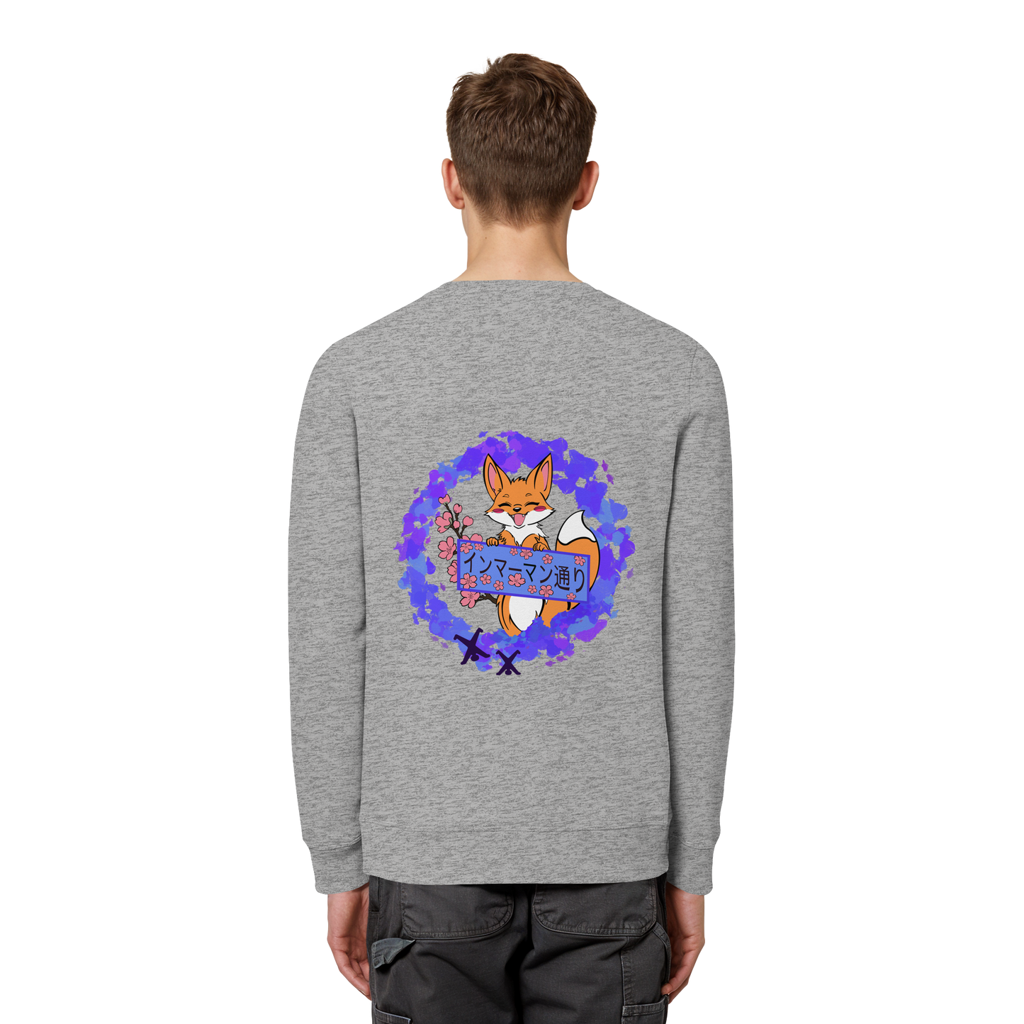 Japan - Fox  - Organic Basic Unisex Sweatshirt