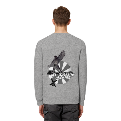 Rising Bird - Monochrome - Organic Basic Unisex Sweatshirt