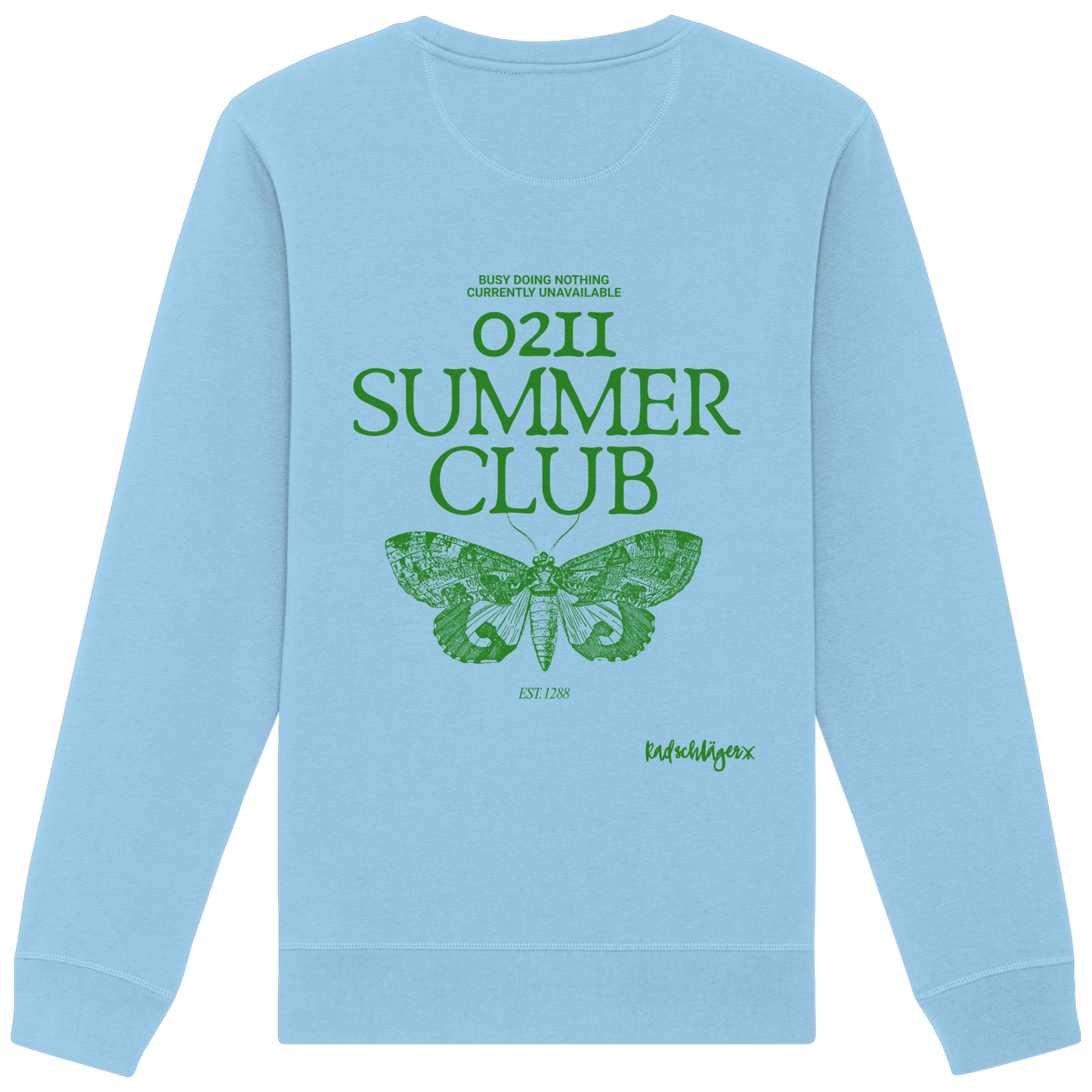 0211 Summer Club - Green Escape - Organic Basic Unisex Sweatshirt
