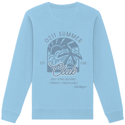 0211 Summer Club - Sunset Routine - Organic Basic Unisex Sweatshirt
