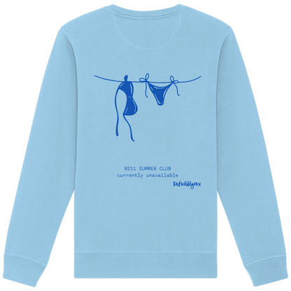 0211 Summer Club - Drying Off - Organic Basic Unisex Sweatshirt