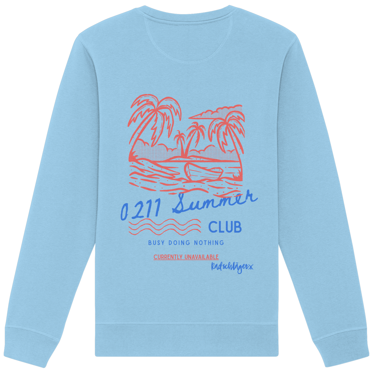 0211 Summer Club - Island State of Mind - Organic Basic Unisex Sweatshirt