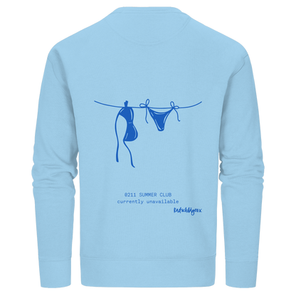 0211 Summer Club - Drying Off - Organic Basic Unisex Sweatshirt