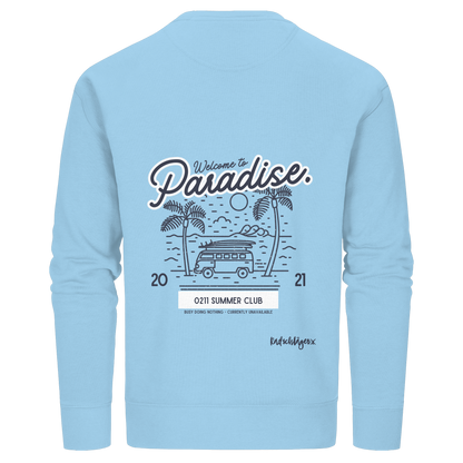 0211 Summer Club - Welcome to Paradise - Organic Basic Unisex Sweatshirt
