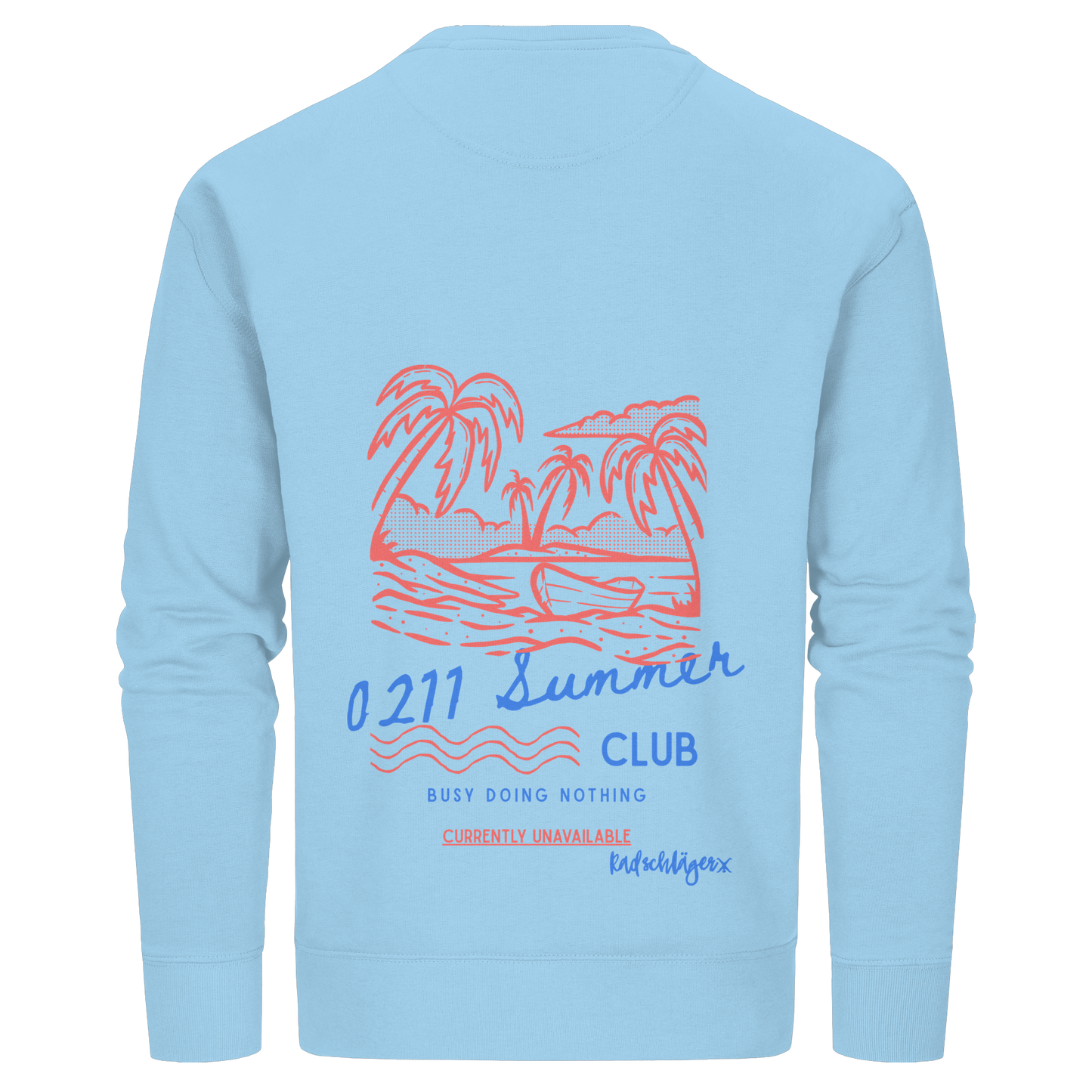 0211 Summer Club - Island State of Mind - Organic Basic Unisex Sweatshirt