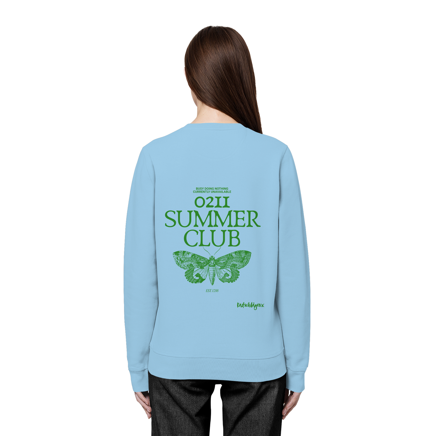 0211 Summer Club - Green Escape - Organic Basic Unisex Sweatshirt