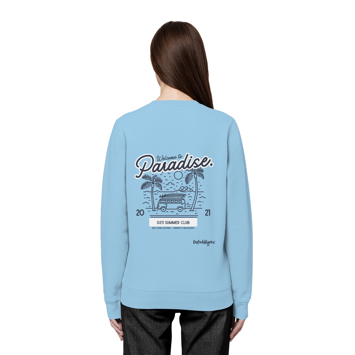 0211 Summer Club - Welcome to Paradise - Organic Basic Unisex Sweatshirt
