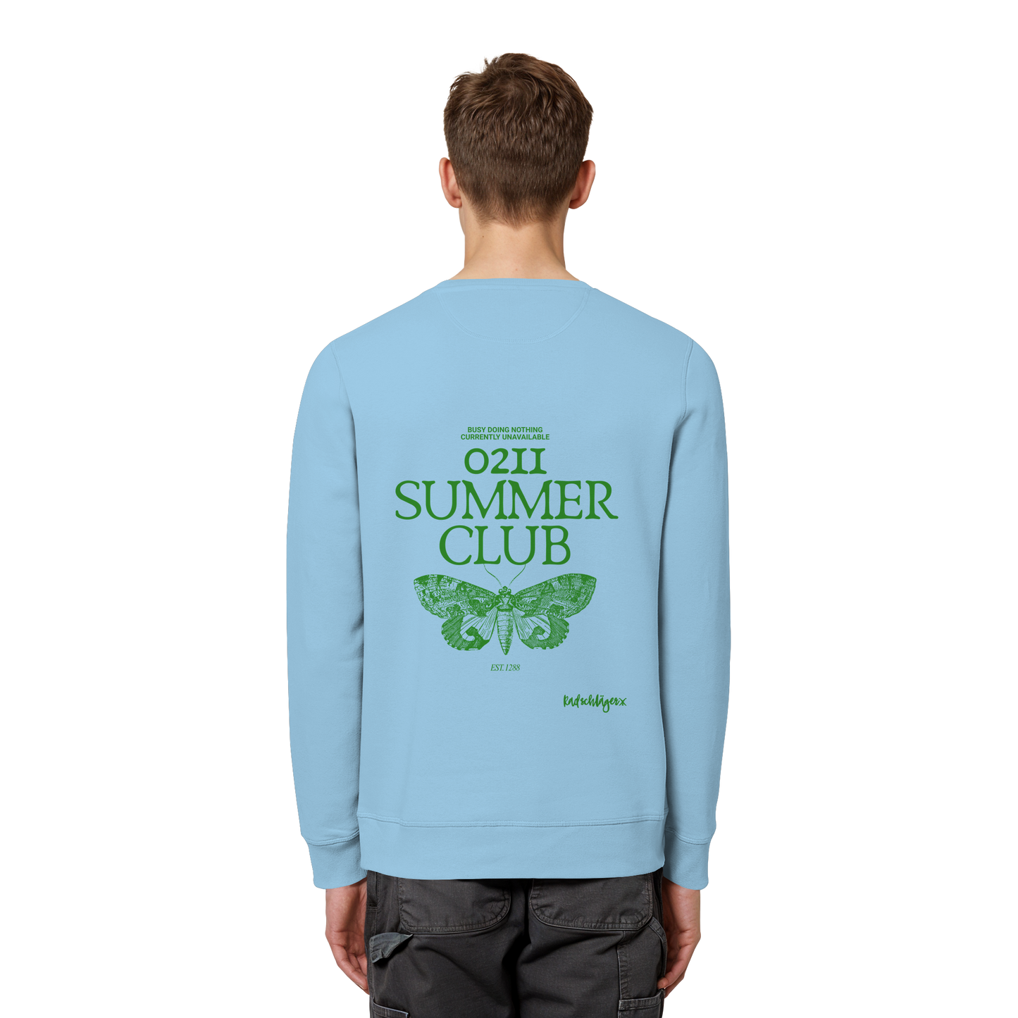 0211 Summer Club - Green Escape - Organic Basic Unisex Sweatshirt