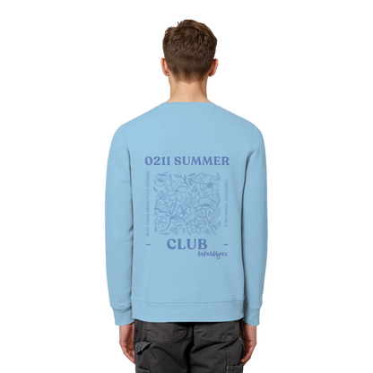 0211 Summer Club - Botanical Drift - Organic Basic Unisex Sweatshirt
