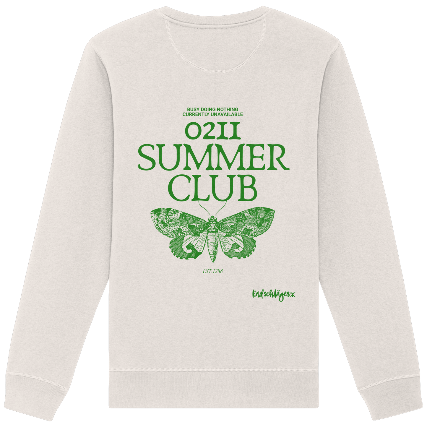 0211 Summer Club - Green Escape - Organic Basic Unisex Sweatshirt