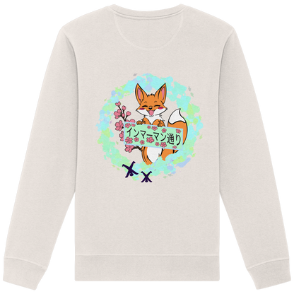 Japan - Fox - Green - Organic Basic Unisex Sweatshirt