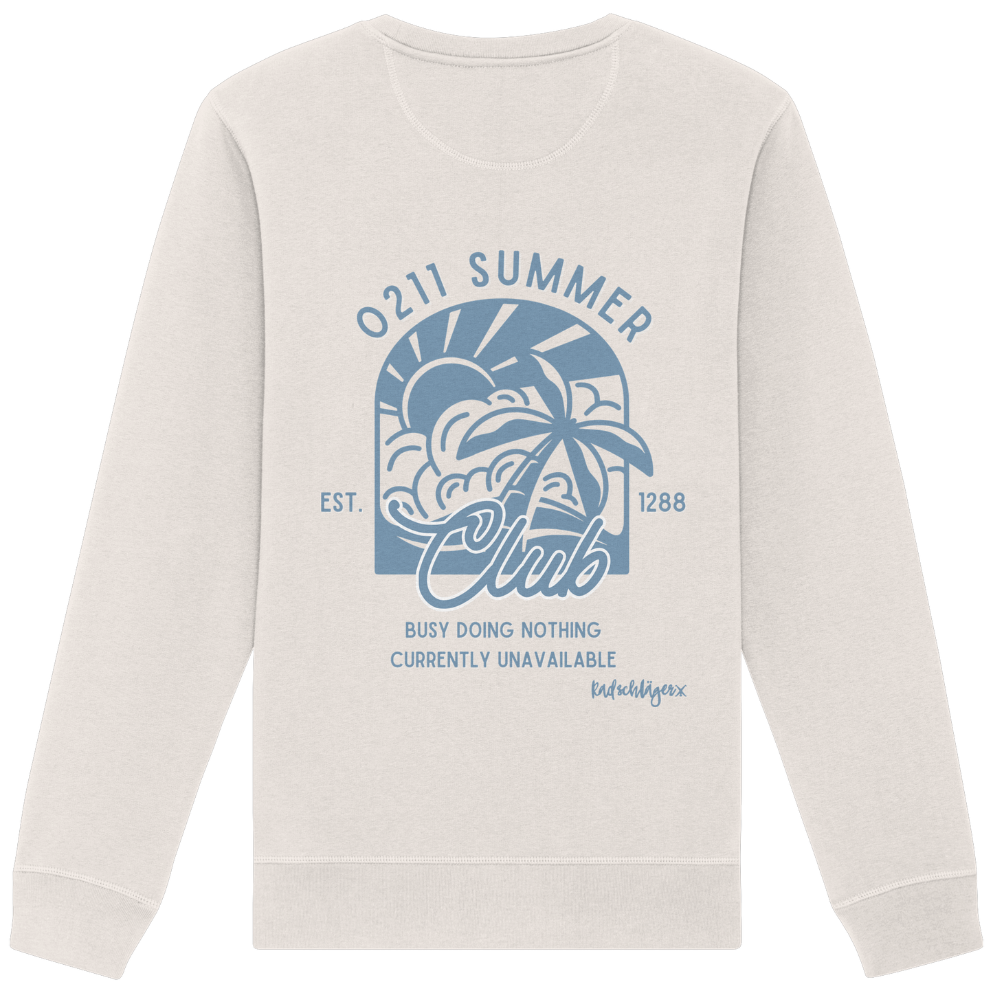 0211 Summer Club - Sunset Routine - Organic Basic Unisex Sweatshirt