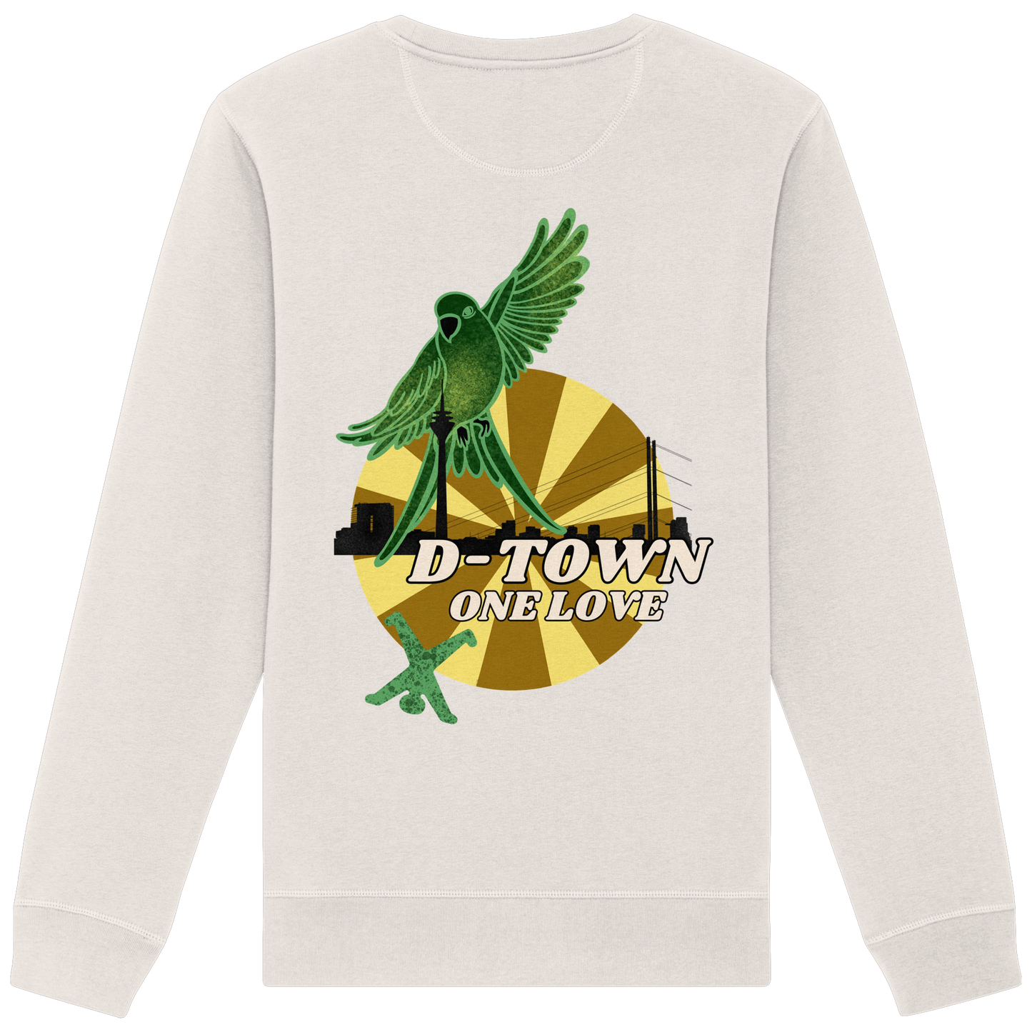 Rising Bird - Green - Organic Basic Unisex Sweatshirt