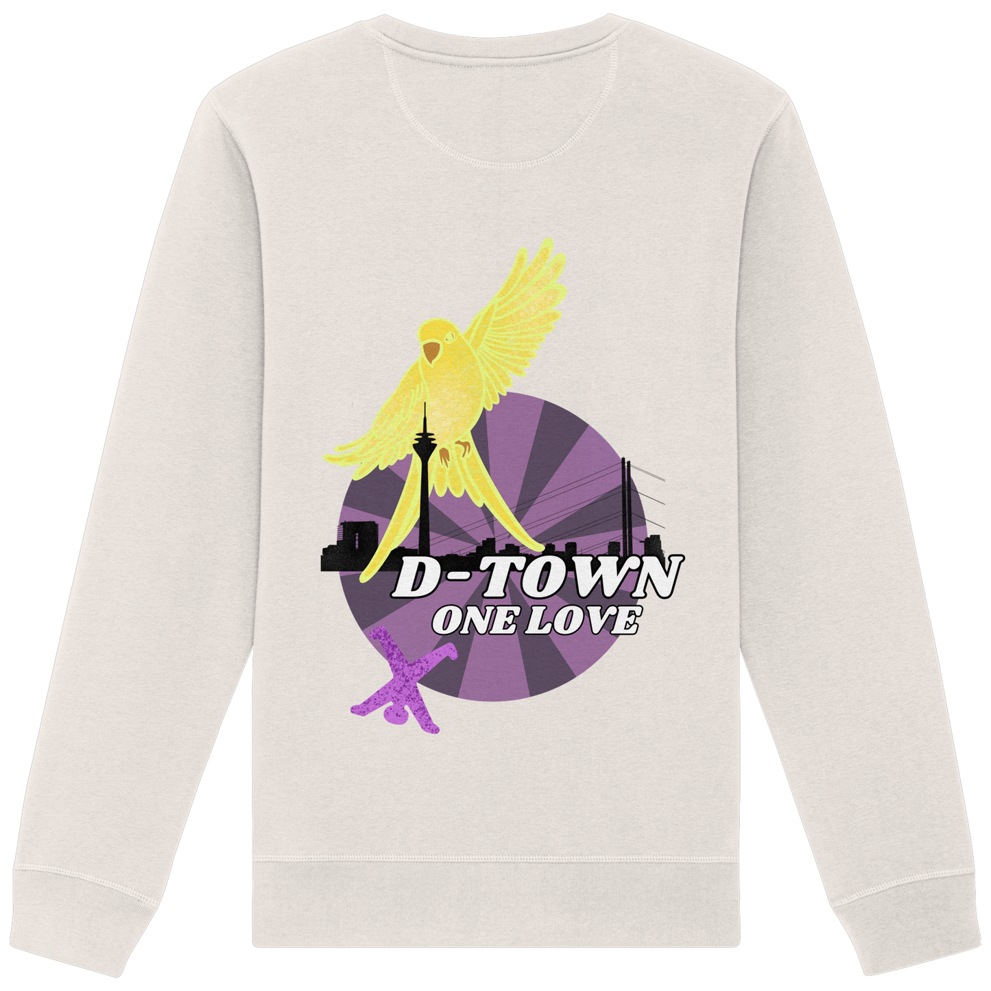 Rising Bird - Yellow - Organic Basic Unisex Sweatshirt
