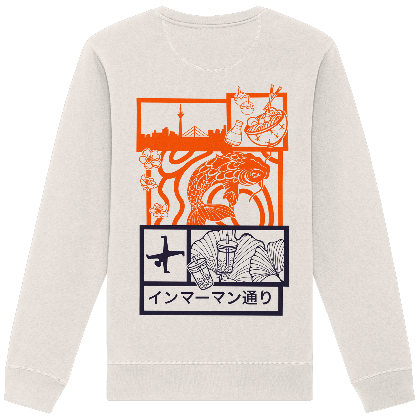 Immermann Vibes - Orange - Organic Basic Unisex Sweatshirt