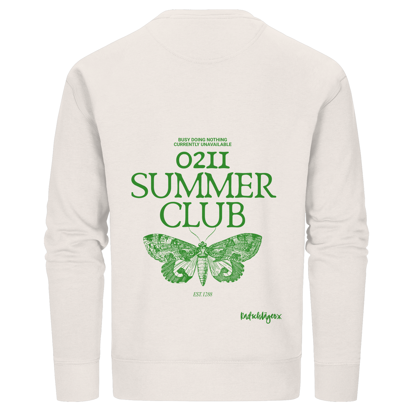 0211 Summer Club - Green Escape - Organic Basic Unisex Sweatshirt