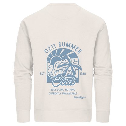 0211 Summer Club - Sunset Routine - Organic Basic Unisex Sweatshirt