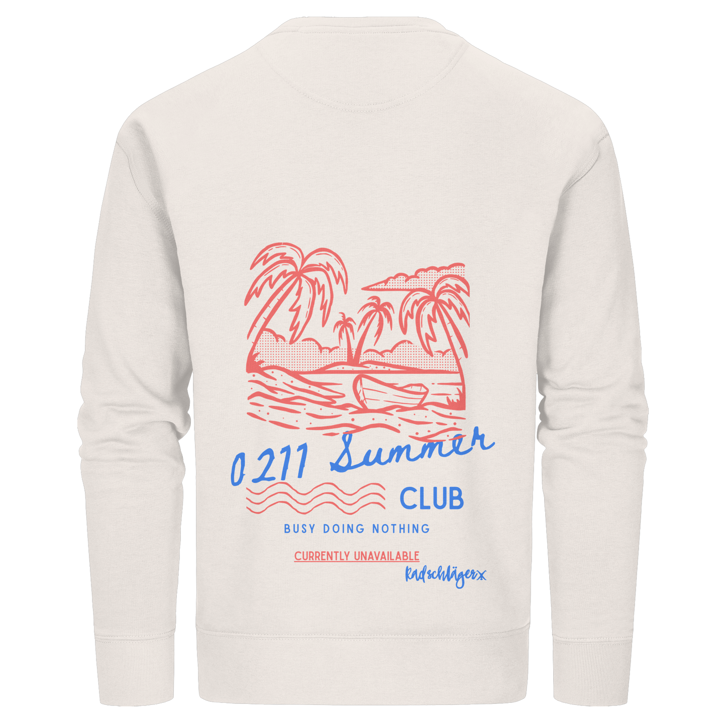 0211 Summer Club - Island State of Mind - Organic Basic Unisex Sweatshirt