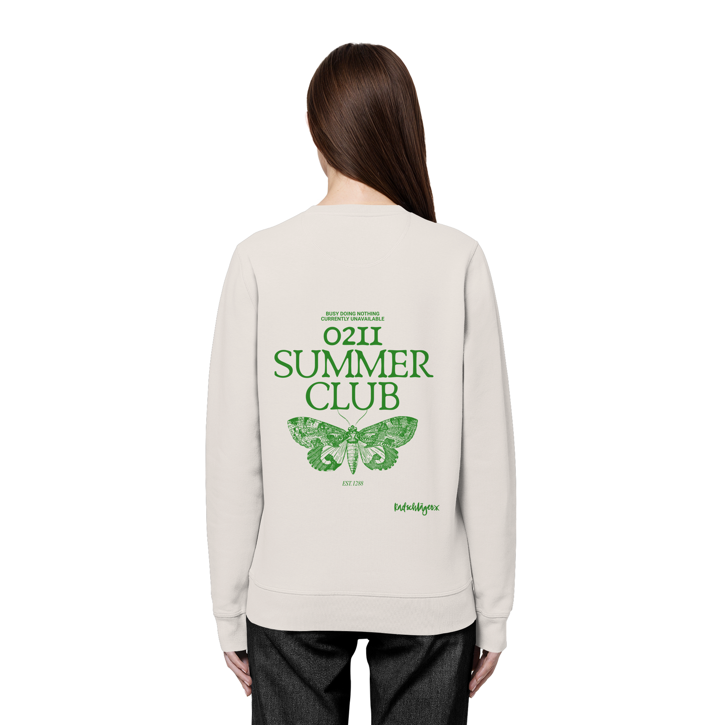 0211 Summer Club - Green Escape - Organic Basic Unisex Sweatshirt