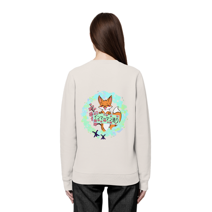 Japan - Fox - Green - Organic Basic Unisex Sweatshirt