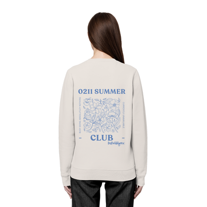 0211 Summer Club - Botanical Drift - Organic Basic Unisex Sweatshirt