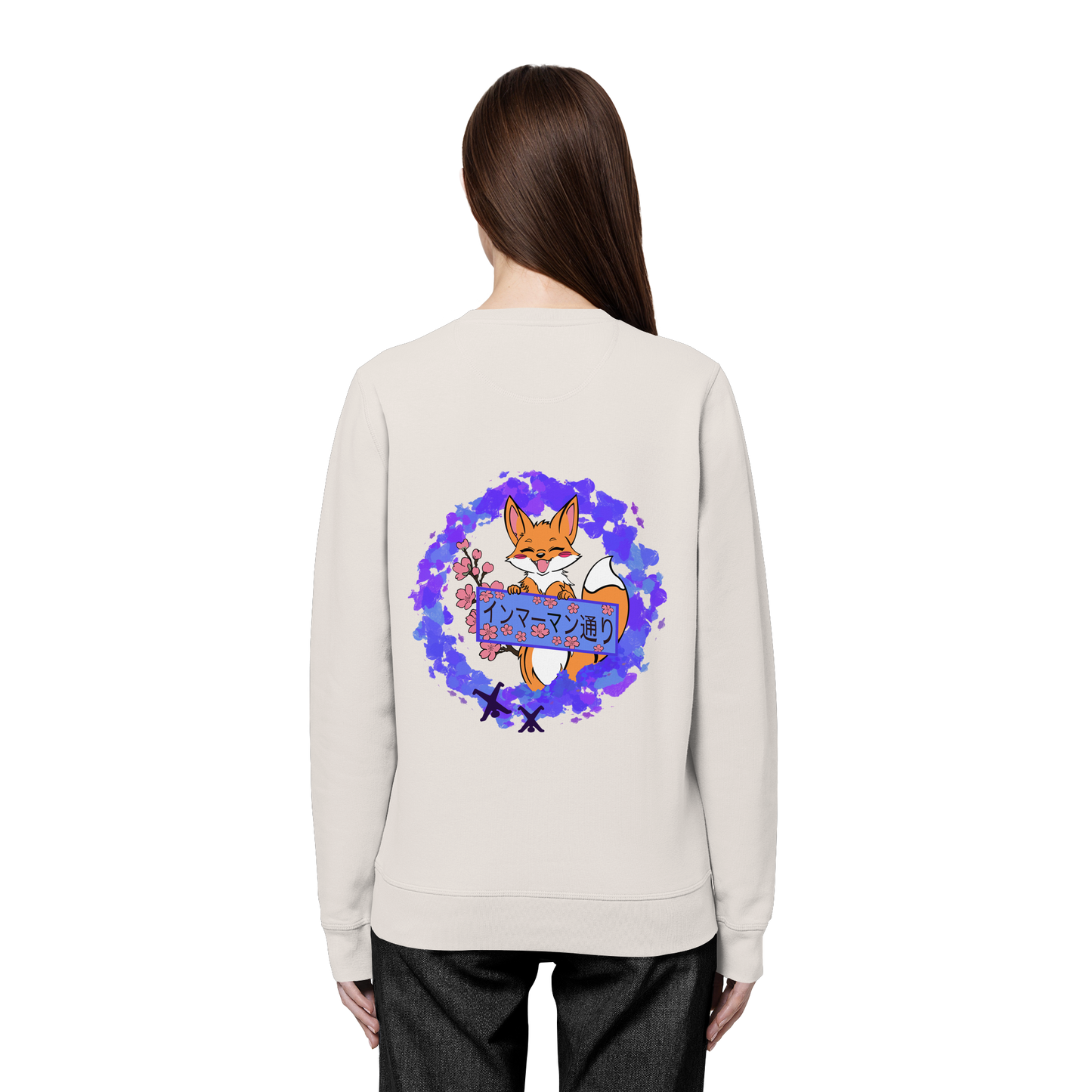 Japan - Fox  - Organic Basic Unisex Sweatshirt