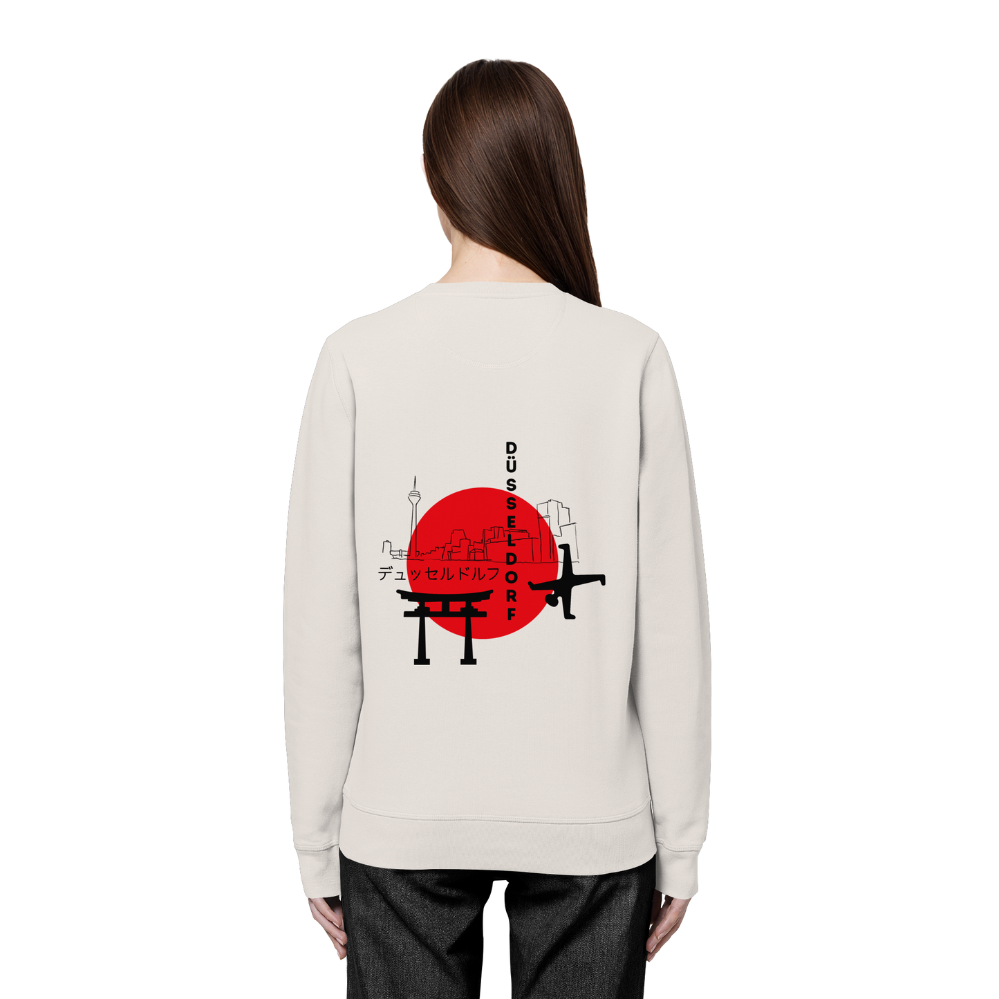 Düsseldorf x Tokyo - Organic Basic Unisex Sweatshirt