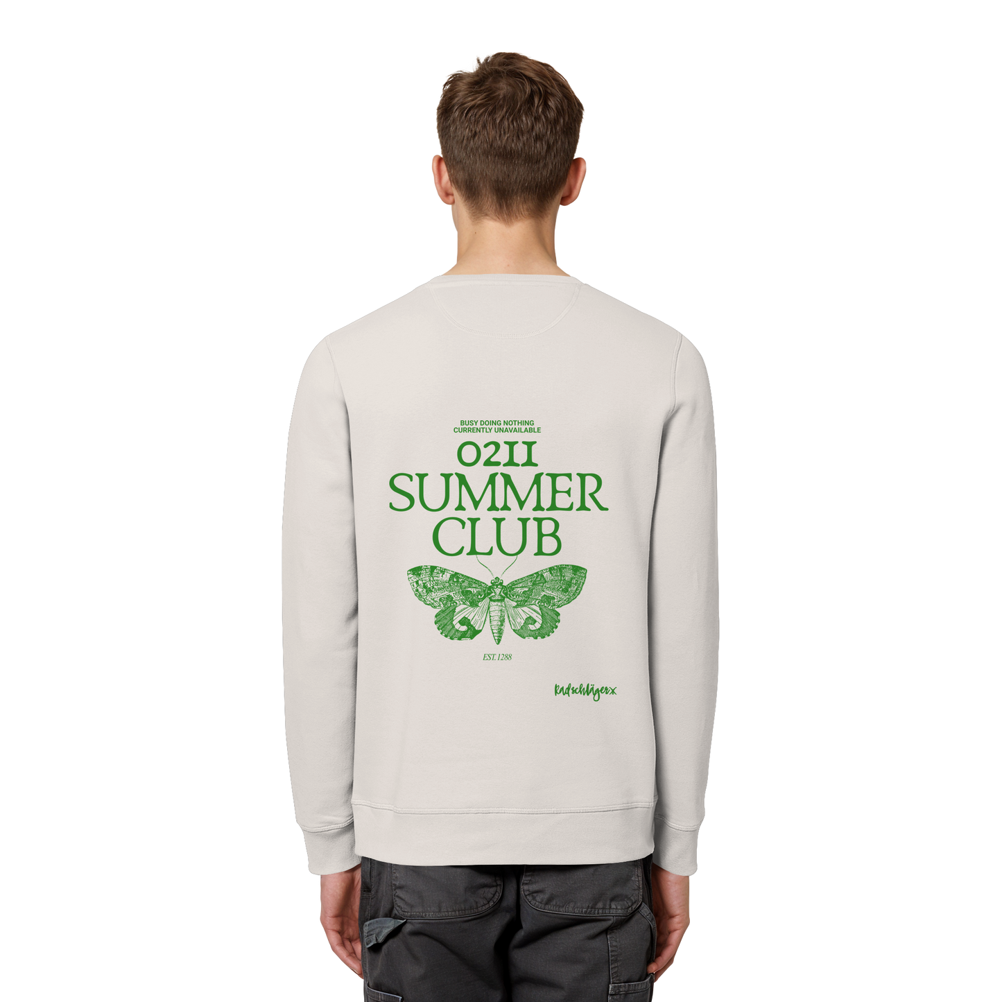 0211 Summer Club - Green Escape - Organic Basic Unisex Sweatshirt