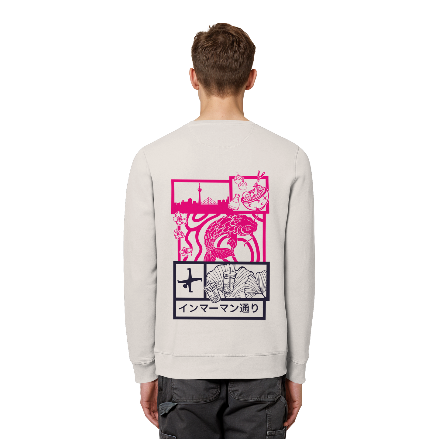 Immermann Vibes - Pink - Organic Basic Unisex Sweatshirt