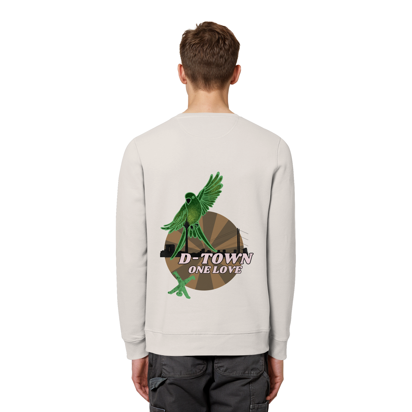 Rising Bird - Maron - Organic Basic Unisex Sweatshirt