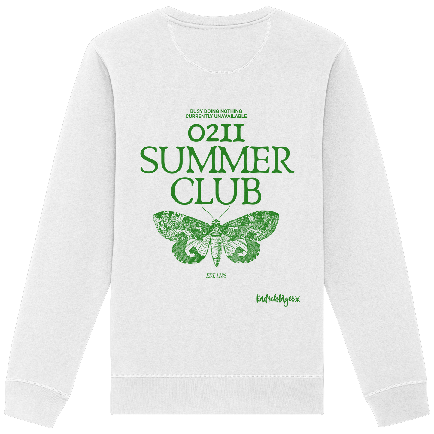 0211 Summer Club - Green Escape - Organic Basic Unisex Sweatshirt