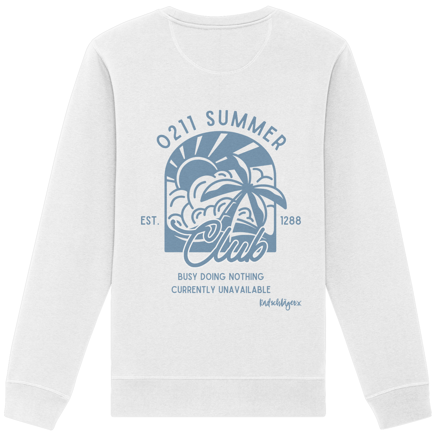 0211 Summer Club - Sunset Routine - Organic Basic Unisex Sweatshirt