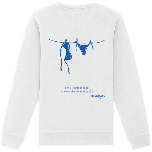 0211 Summer Club - Drying Off - Organic Basic Unisex Sweatshirt
