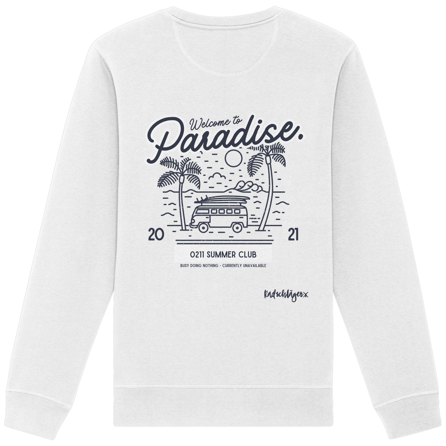 0211 Summer Club - Welcome to Paradise - Organic Basic Unisex Sweatshirt