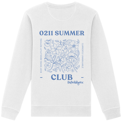 0211 Summer Club - Botanical Drift - Organic Basic Unisex Sweatshirt
