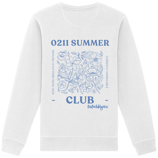 0211 Summer Club - Botanical Drift - Organic Basic Unisex Sweatshirt