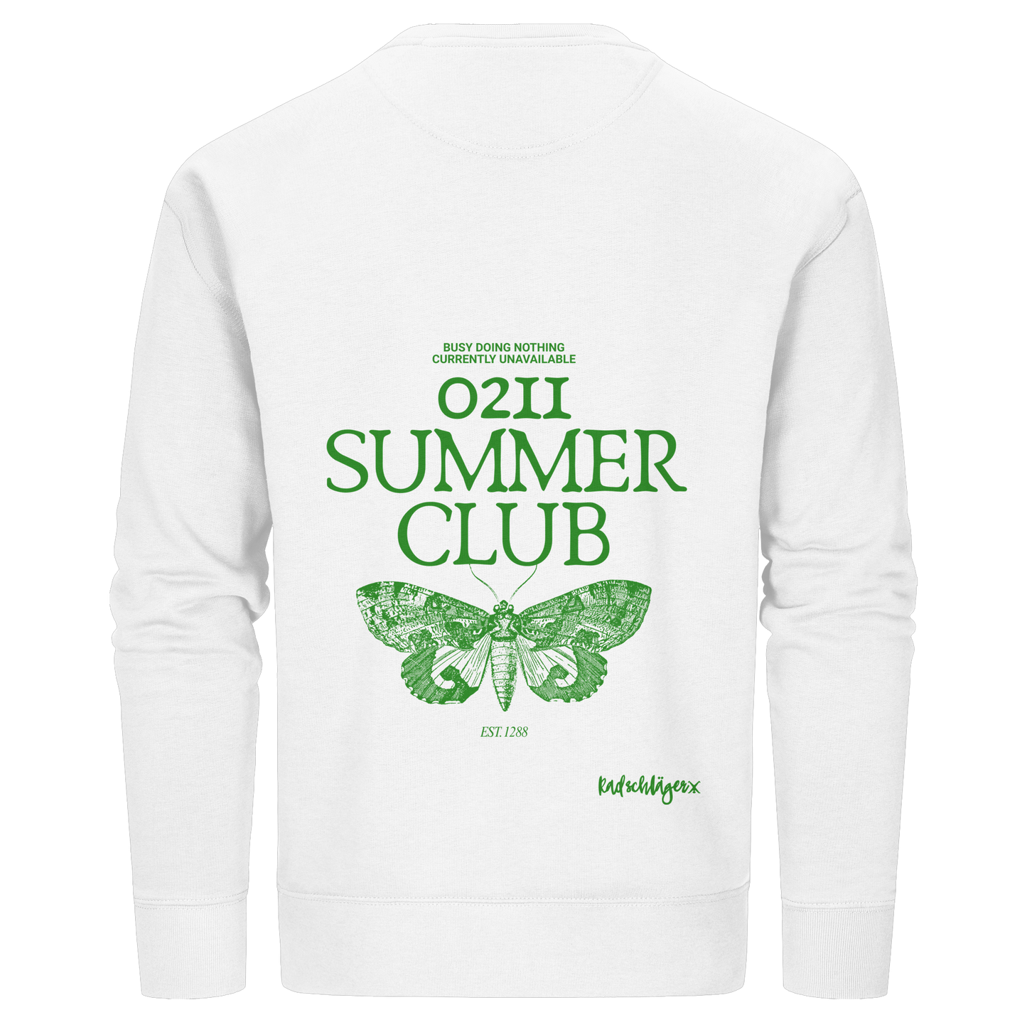 0211 Summer Club - Green Escape - Organic Basic Unisex Sweatshirt