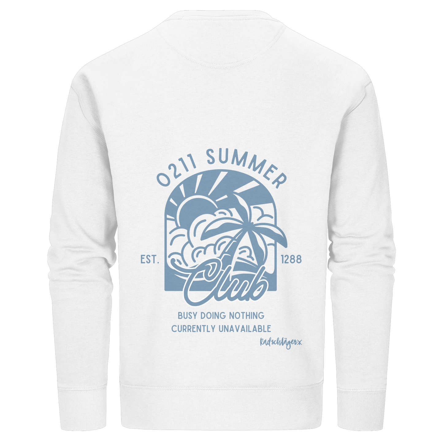 0211 Summer Club - Sunset Routine - Organic Basic Unisex Sweatshirt