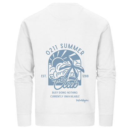 0211 Summer Club - Sunset Routine - Organic Basic Unisex Sweatshirt