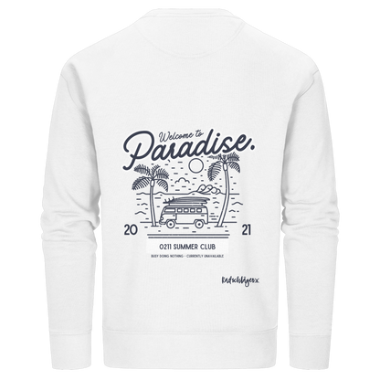 0211 Summer Club - Welcome to Paradise - Organic Basic Unisex Sweatshirt